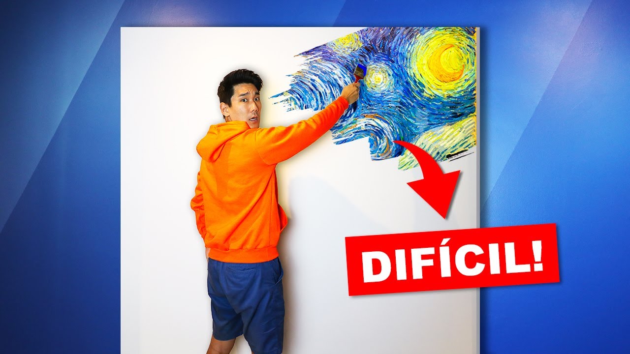Aprendendo a pintar um quadro desde o inicio