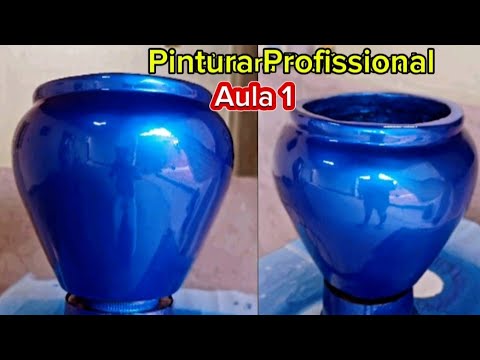 COMO PINTAR VASO DE CIMENTO / PINTURA PROFISSIONAL / Aula 1.