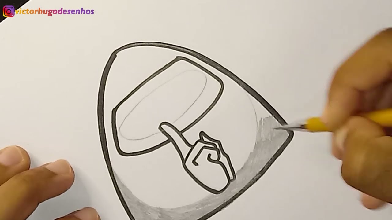 Como Desenhar AMONG US, Como Desenhar AMONG US Passo a Passo, Rápido e Fácil.