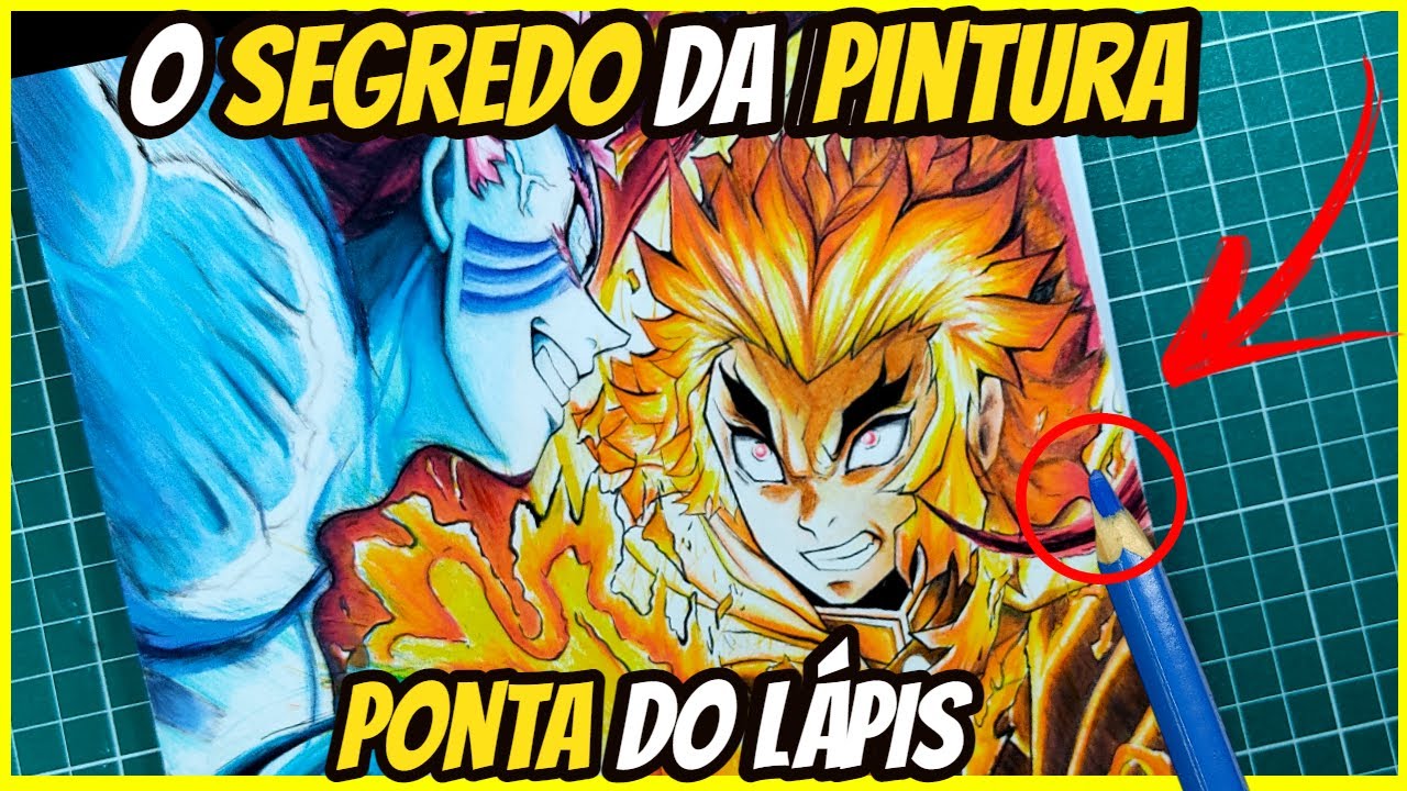 Como PINTAR ANIMES e MISTURAR CORES com LÁPIS DE COR !!(pele, cabelo e texturas!!)