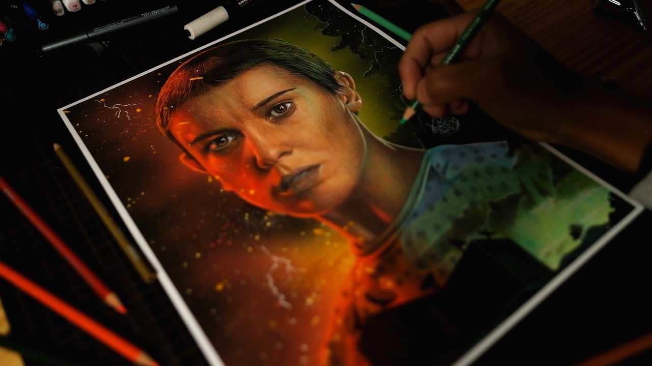 Como desenhar a Eleven - STRANGER THINGS (4ª temporada)