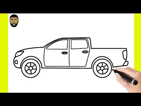Como desenhar uma caminhonete