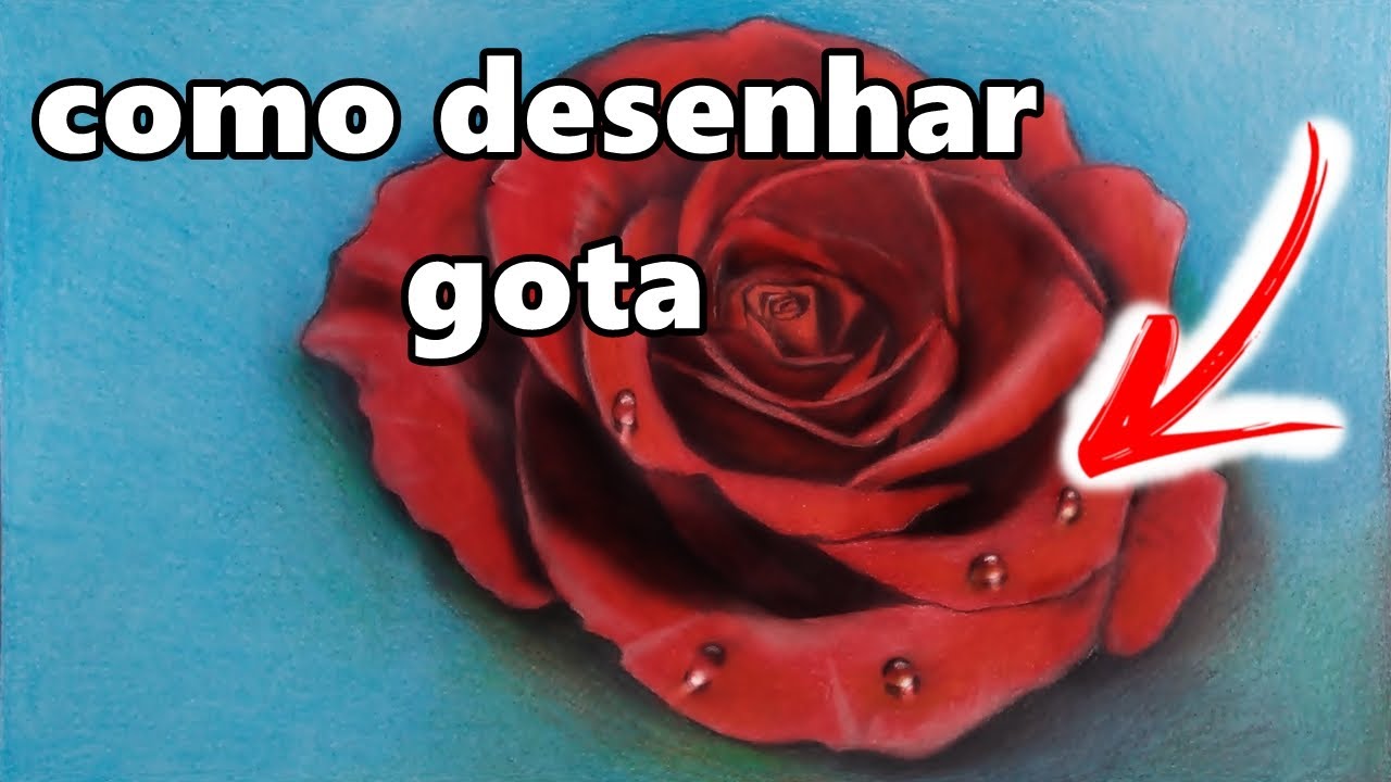 Como desenhar uma gota de água - desenhista de retratos em São Paulo - curso de desenho realista
