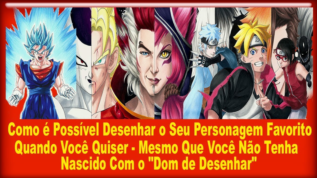 Método Fan Art - Aprenda a Desenhar Mangá - Não Consegue Desenhar - Aprenda a Desenhar Qualquer Anime