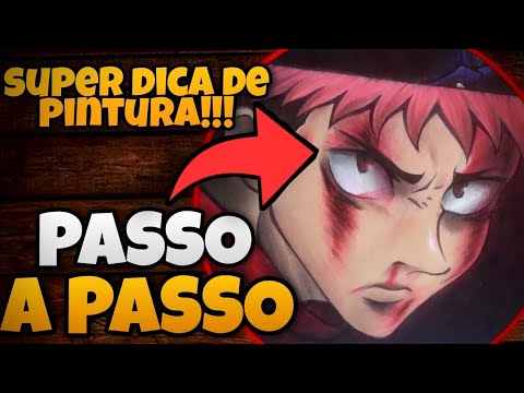 REVELADO! Como colorir o efeito de sangue no desenho + dicas de pintura 🎨
